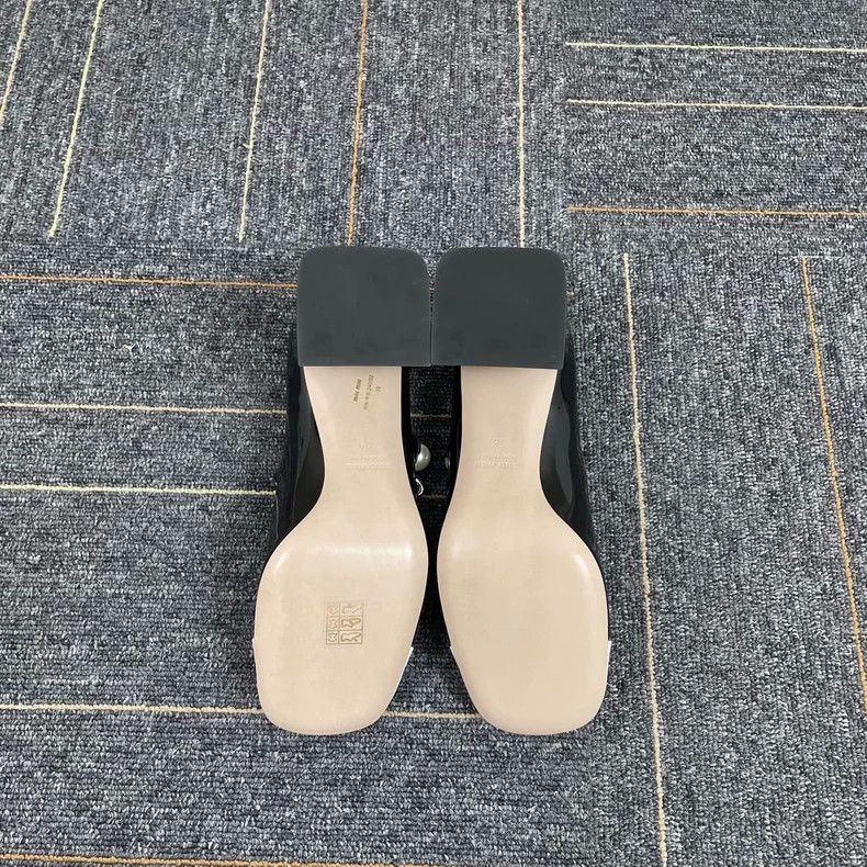 Prada Miu Miu Black White Patent Mary Jane Heels-yf Size US 8 / IT 38 - 6 Thumbnail