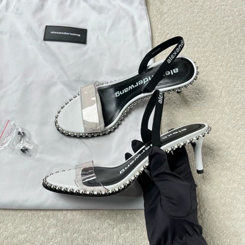 Alexander Wang Alexander Wang Transparent High Heels with Studs-yf Size US 7 / IT 37 - 2 Thumbnail