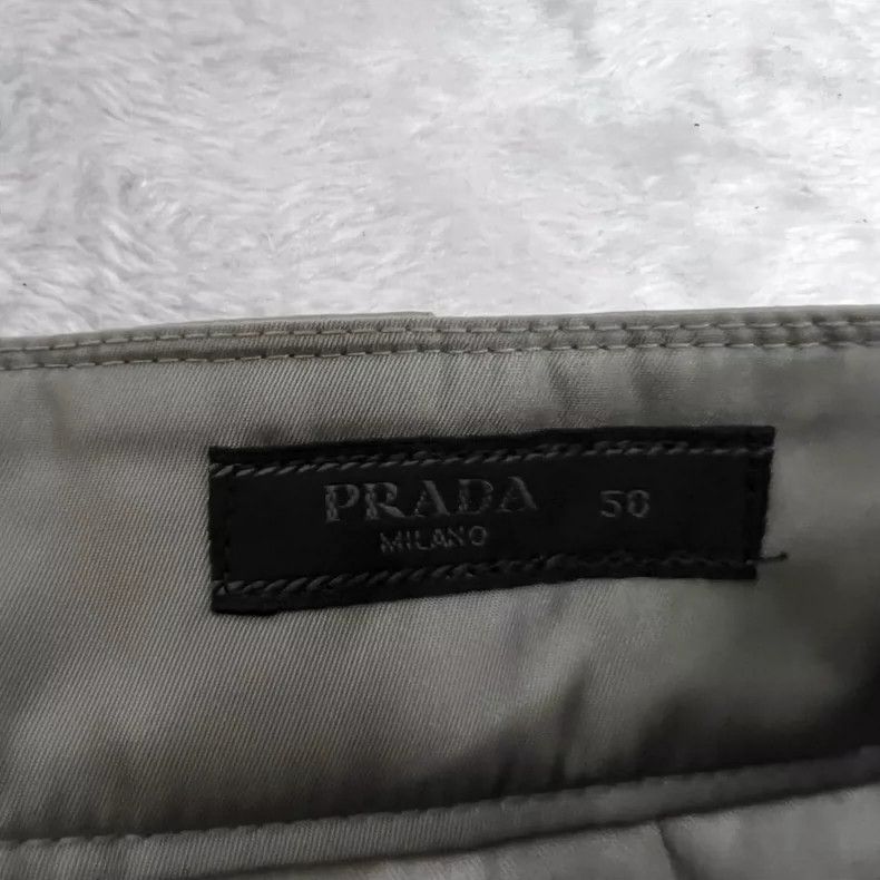 Prada PRADA Gray Logo Shorts in Size 46-52- DMC Size US 31 - 4 Thumbnail