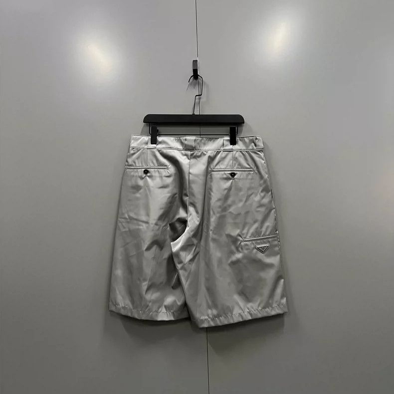 Prada PRADA Gray Logo Shorts in Size 46-52- DMC Size US 31 - 2 Thumbnail