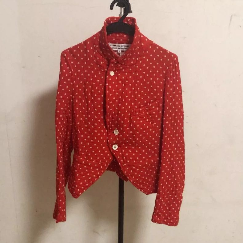 Comme des Garcons Comme des Garçons Red Polka Dot Jacket- DMC Size US M / EU 48-50 / 2 - 4 Thumbnail