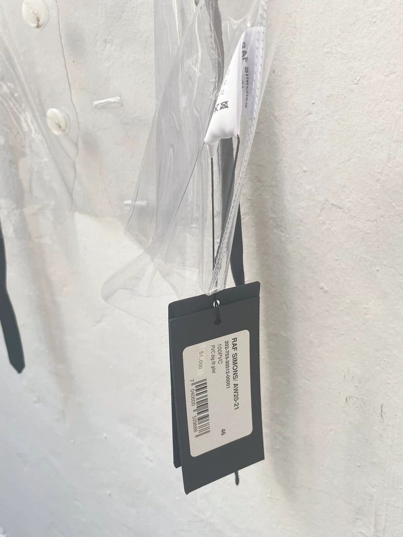 Raf Simons Raf Simons Transparent PVC Vest with Straps- DMC Size US M / EU 48-50 / 2 - 4 Thumbnail