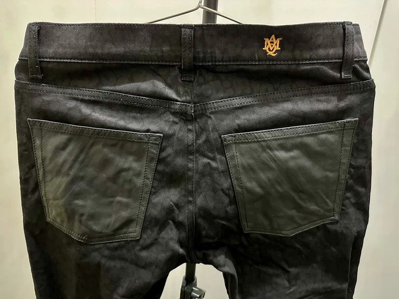Alexander McQueen Unique Alexander McQueen Black Leather Pants- DMC Size US 30 / EU 46 - 4 Thumbnail