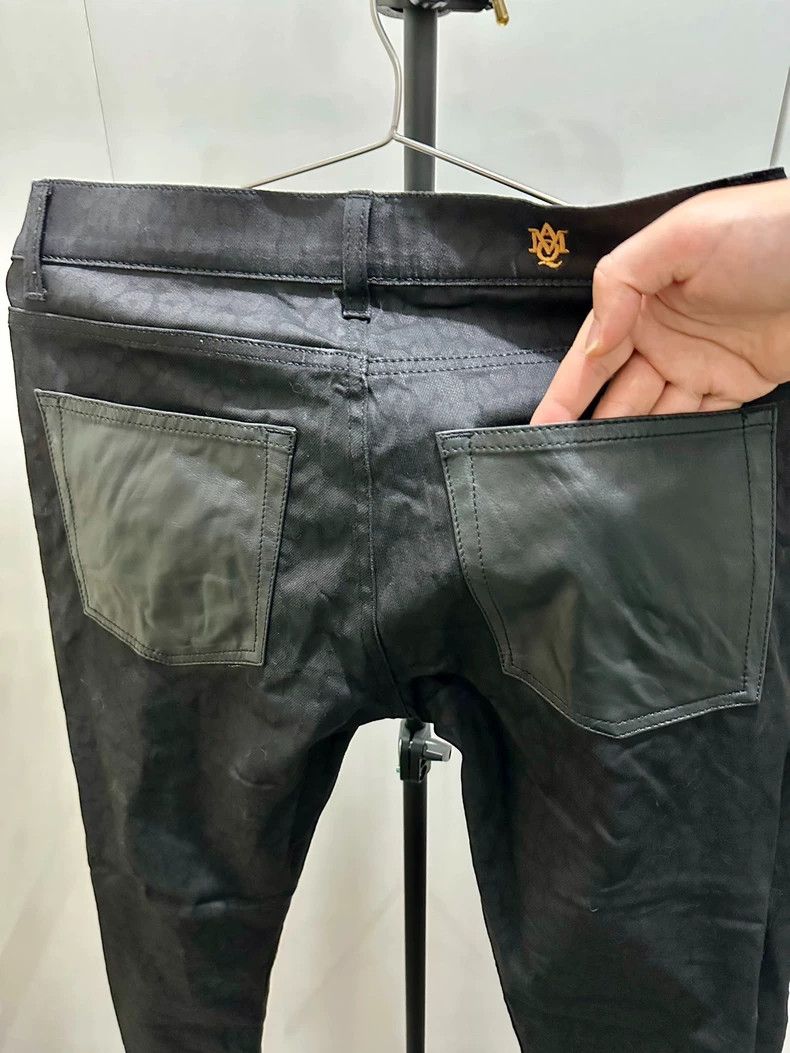 Alexander McQueen Unique Alexander McQueen Black Leather Pants- DMC Size US 30 / EU 46 - 7 Thumbnail