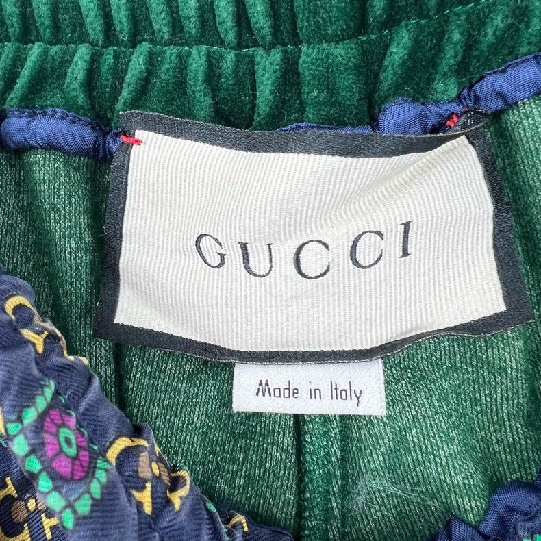 Gucci Gucci Velvet Logo Athletic Pants Size 30" / US 8 / IT 44 - 3 Thumbnail