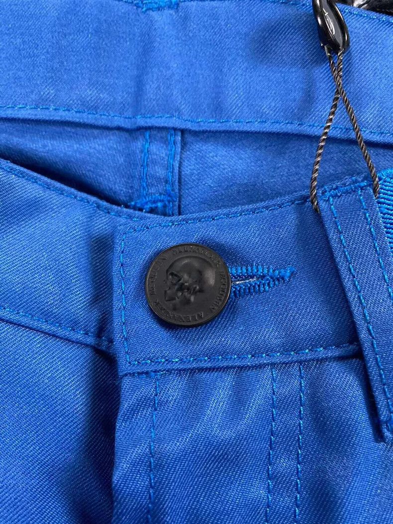 Alexander McQueen Alexander McQueen Casual Pants in Bright Blue- DMC Size US 31 - 3 Thumbnail