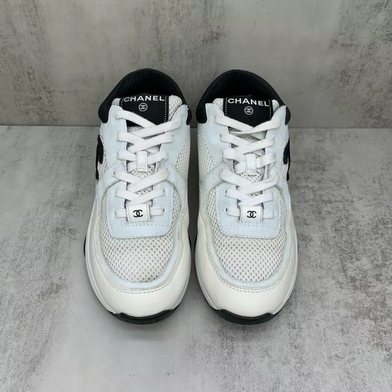 Chanel Chanel Black and White Sports Sneakers Size 37.5 Size US 7.5 / EU 40-41 - 4 Thumbnail