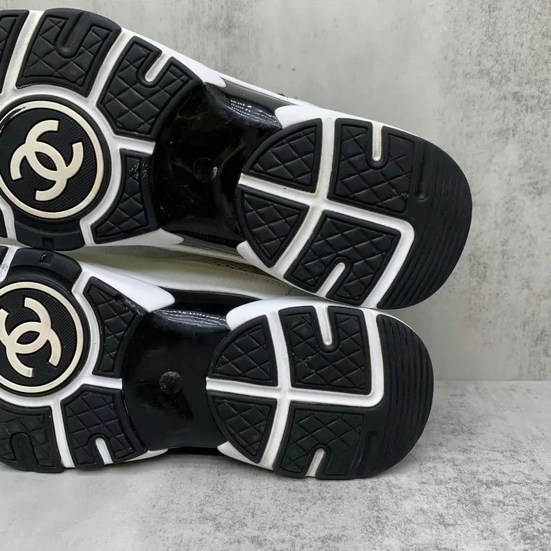 Chanel Chanel Black and White Sports Sneakers Size 37.5 Size US 7.5 / EU 40-41 - 9 Thumbnail