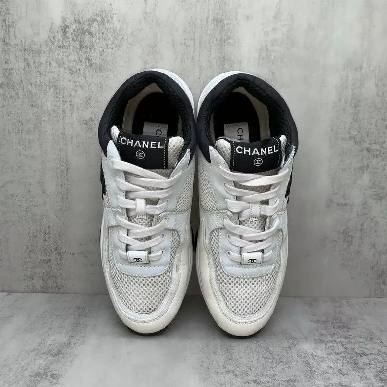 Chanel Chanel Black and White Sports Sneakers Size 37.5 Size US 7.5 / EU 40-41 - 6 Thumbnail