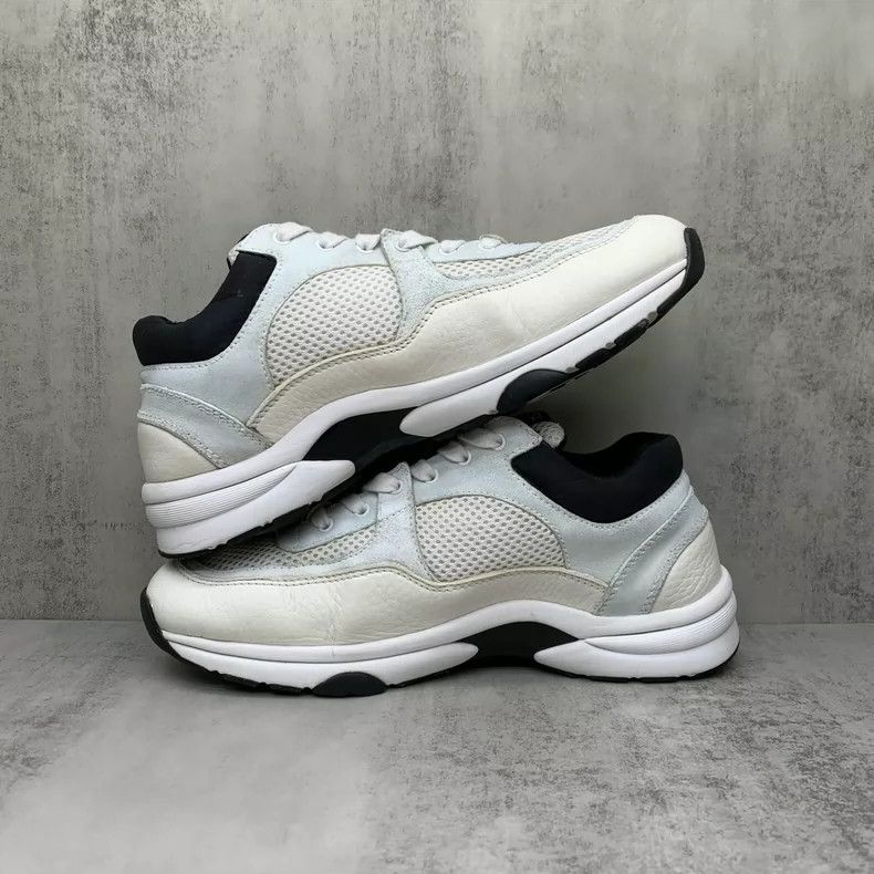 Chanel Chanel Black and White Sports Sneakers Size 37.5 Size US 7.5 / EU 40-41 - 3 Thumbnail
