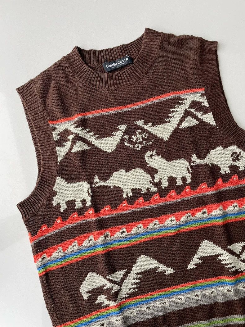 Undercover Vintage Undercover Knit Vest from 1996- DMC Size US M / EU 48-50 / 2 - 2 Thumbnail