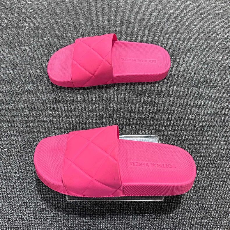Bottega Veneta Pink Rubber Slides by Bottega Veneta Size US 6 / IT 36 - 2 Thumbnail