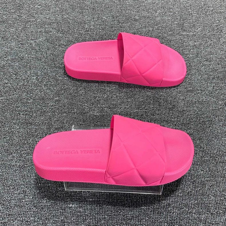 Bottega Veneta Pink Rubber Slides by Bottega Veneta Size US 6 / IT 36 - 3 Thumbnail