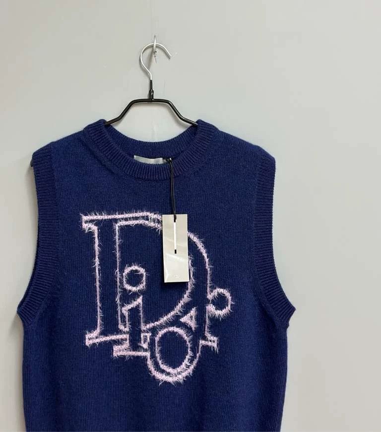 Dior **Dior Knit Sleeveless Sweater Vest for Women** Size M / US 6-8 / IT 42-44 - 3 Thumbnail