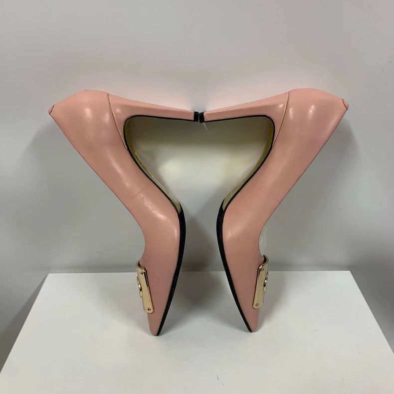 Coach Coach Pink High Heels with Gold Accent Size US 8 / IT 38 - 5 Thumbnail