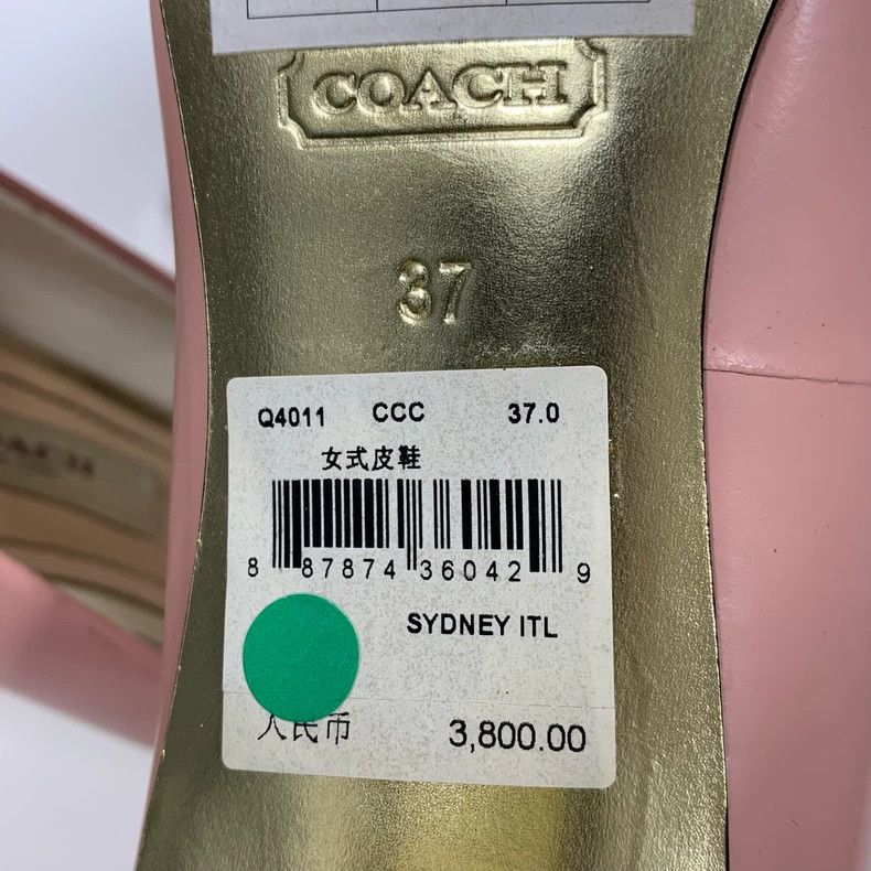 Coach Coach Pink High Heels with Gold Accent Size US 8 / IT 38 - 9 Thumbnail