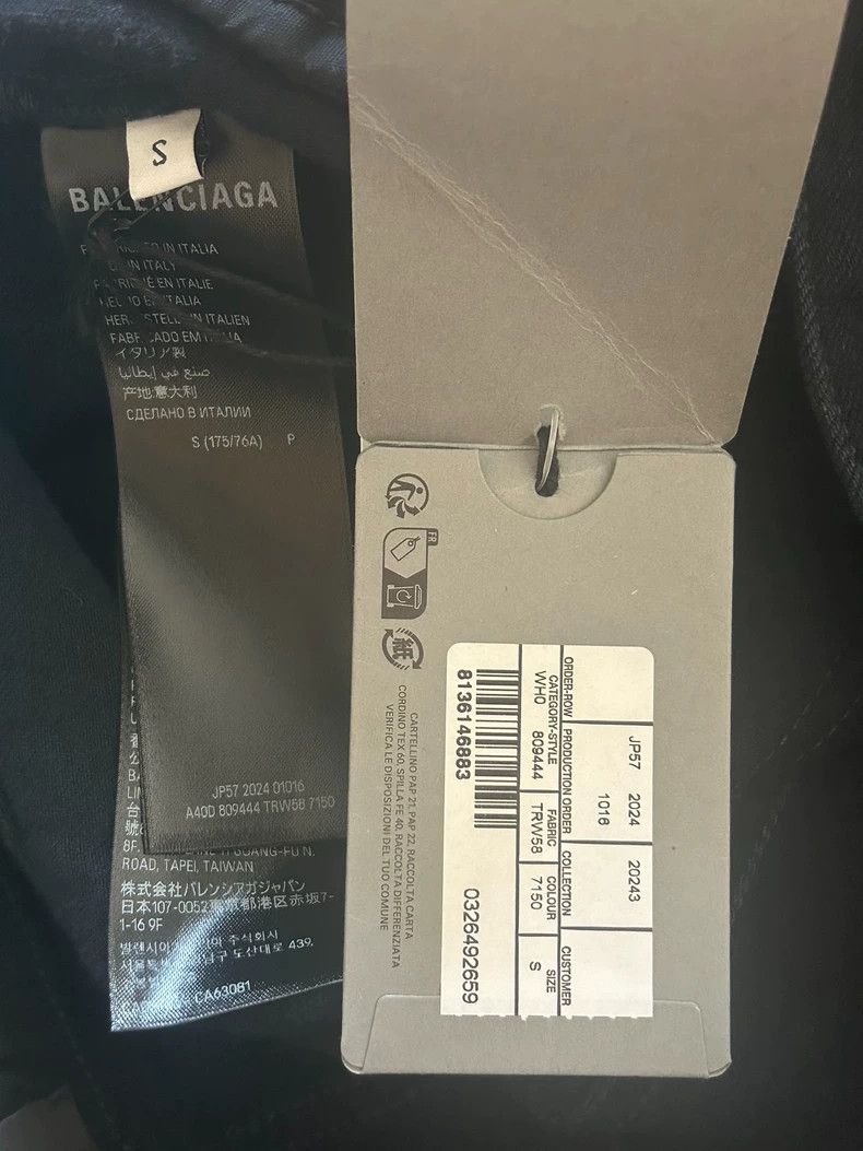 Balenciaga Balenciaga Drawstring Washed Denim Pants Size S- DMC Size US 28 / EU 44 - 4 Thumbnail