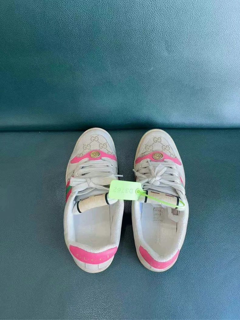 Gucci GUCCI Pink Green Dirty Shoes Size 37 Size US 8 / IT 38 - 4 Thumbnail