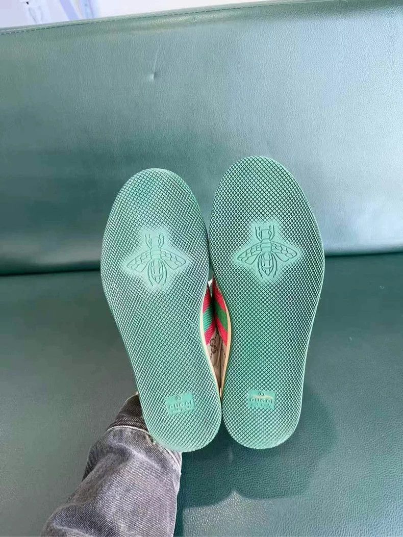 Gucci GUCCI Pink Green Dirty Shoes Size 37 Size US 8 / IT 38 - 7 Thumbnail