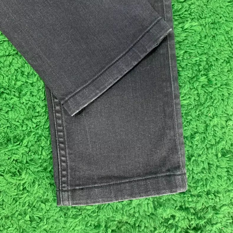 Alexander McQueen Alexander McQueen Black Straight Denim Pants- DMC Size US 31 - 3 Thumbnail