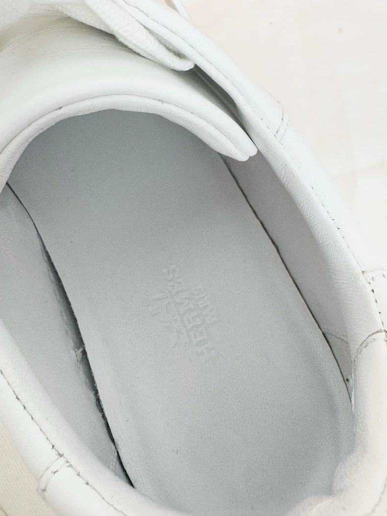 Hermes Hermes White Sneakers with Gold Buckle Size US 7 / IT 37 - 3 Thumbnail