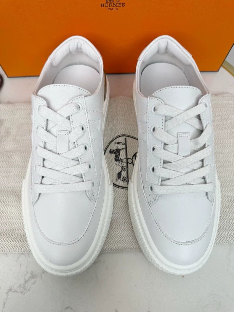Hermes Hermes White Sneakers Never Worn Size 36.5 Size US 6 / IT 36 - 2 Thumbnail