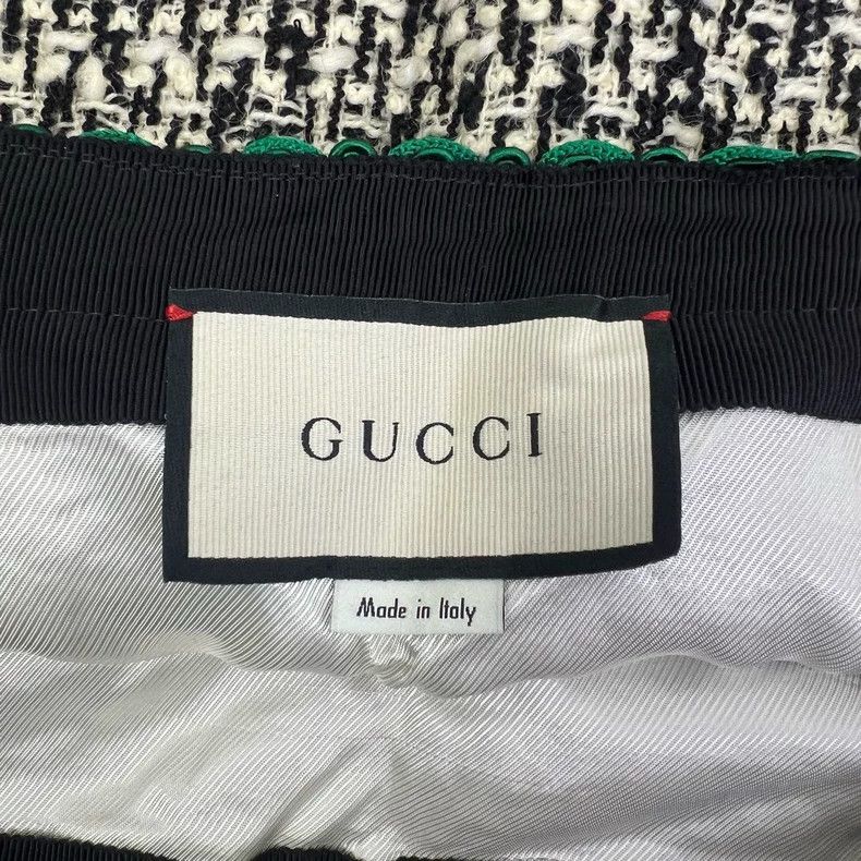 Gucci Gucci Red Green Striped Wool Skirt Size 40- DMC Size 40" / US 18 - 5 Thumbnail