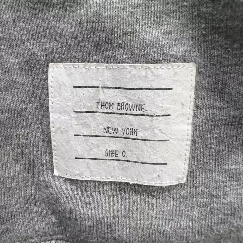 Thom Browne Thom Browne Gray Striped Hooded Jacket Size US M / EU 48-50 / 2 - 5 Thumbnail