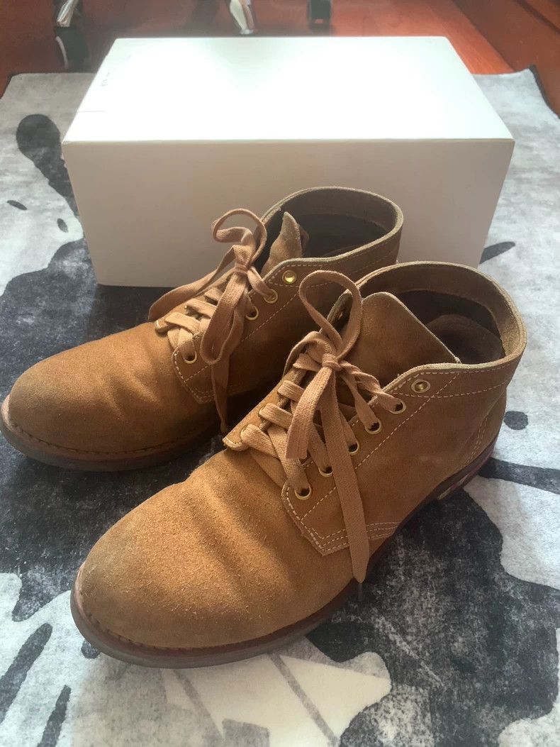 Visvim VISVIM Brigadier Mid Folk Boots Red Camel- DMC Size US 10 / EU 43 - 2 Thumbnail