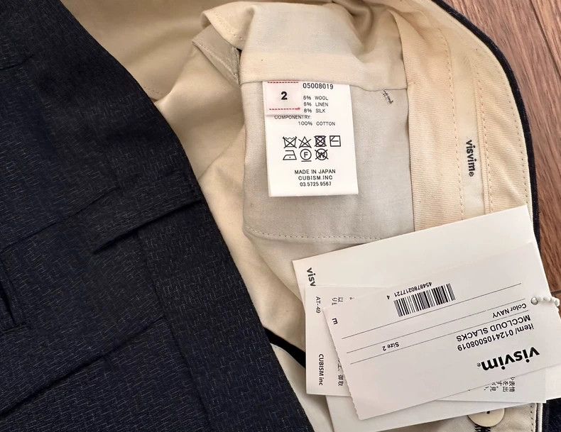 Visvim VISVIM McCloud Slacks Wool Silk Blend Pants- DMC Size US 26 / EU 42 - 5 Thumbnail