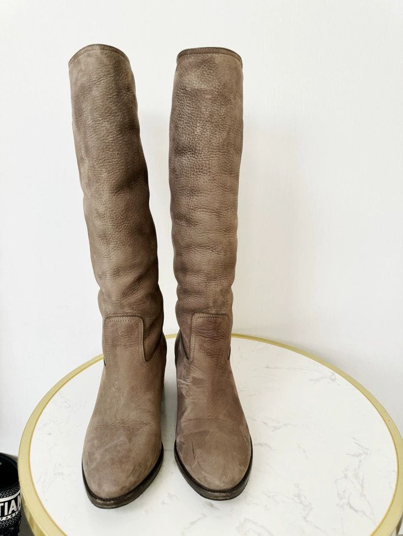 Gucci Gucci Brown Fur-Lined Boots Size 37 Size US 7 / IT 37 - 3 Thumbnail