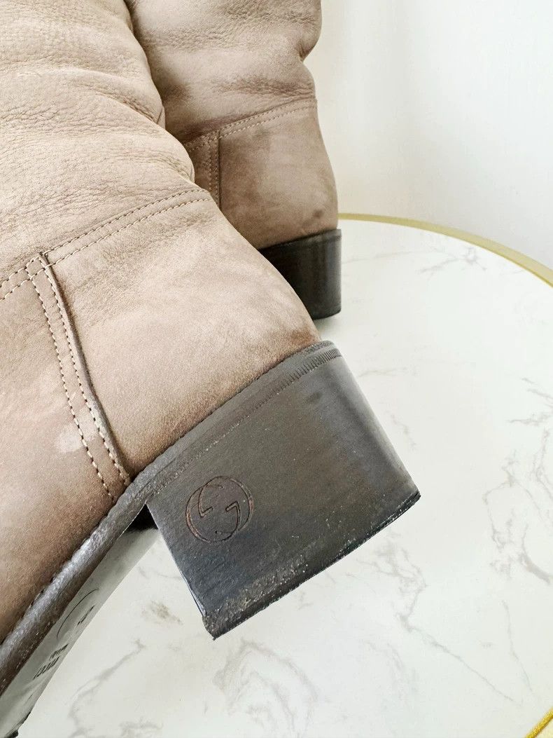 Gucci Gucci Brown Fur-Lined Boots Size 37 Size US 7 / IT 37 - 2 Thumbnail