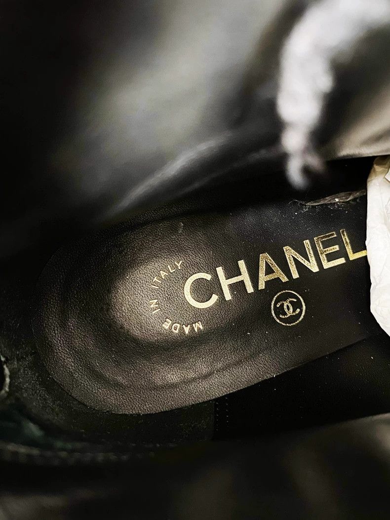 Chanel New Chanel Pearl Wool Ankle Boots Size US 8 / IT 38 - 6 Thumbnail