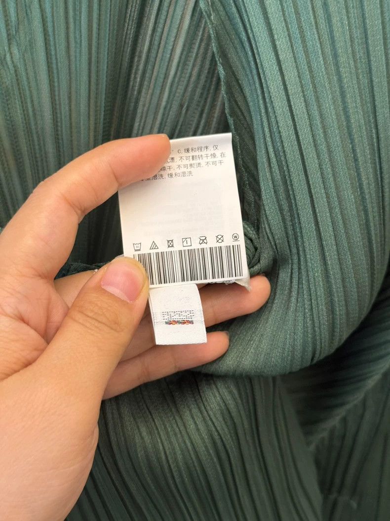 Issey Miyake Issey Miyake Long Sleeve Dress in Green-yf Size 22" - 6 Thumbnail