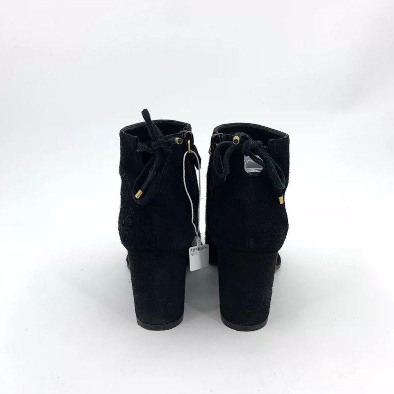 Jimmy Choo Black Pointed Toe Chunky Heeled Ankle Boots Size US 8 / IT 38 - 4 Thumbnail