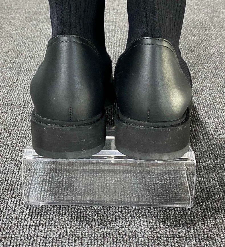 Fendi Fendi Black Knit Martin Boots with Laces Size US 8 / IT 38 - 5 Thumbnail