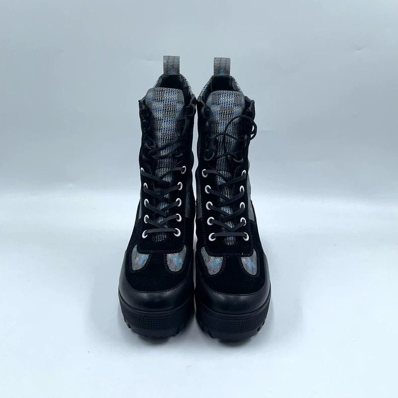 Louis Vuitton Louis Vuitton Black Leather Ankle Boots 36.5 Size US 6 / IT 36 - 2 Thumbnail