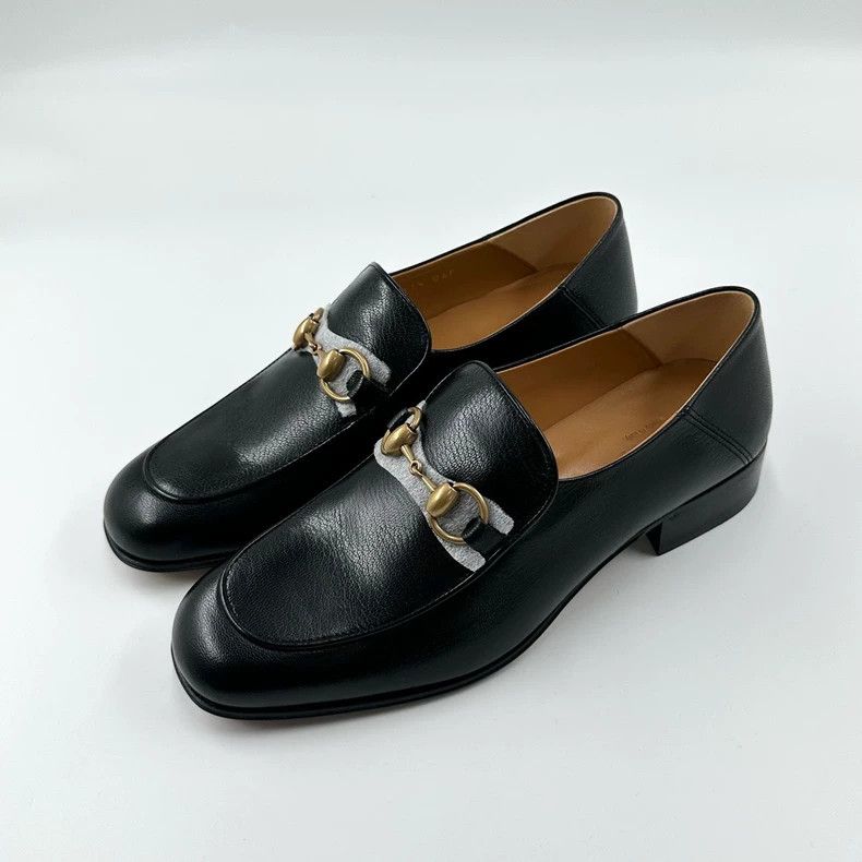 Gucci Gucci Black Loafers with Horsebit Detail Size US 12 / EU 45 - 2 Thumbnail
