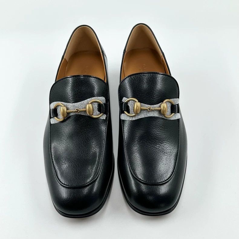 Gucci Gucci Black Loafers with Horsebit Detail Size US 12 / EU 45 - 3 Thumbnail
