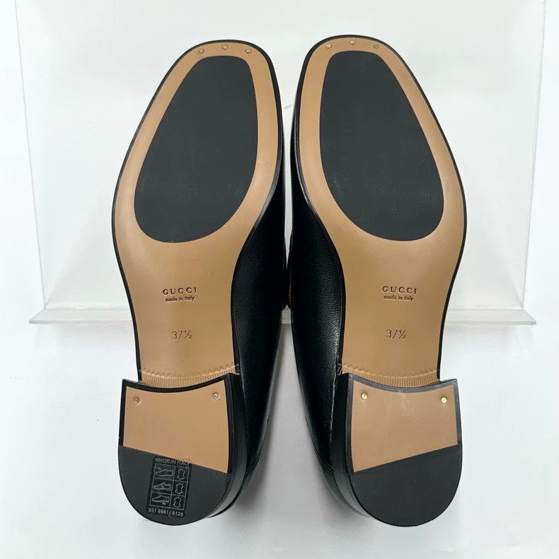 Gucci Gucci Black Loafers with Horsebit Detail Size US 12 / EU 45 - 7 Thumbnail