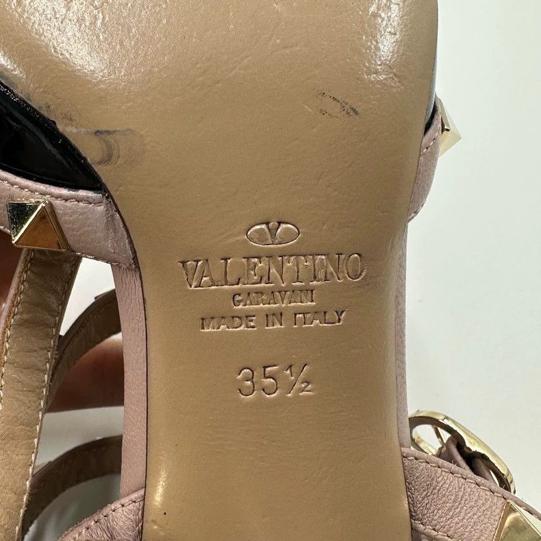 Valentino Valentino Black Patent High Heels Size 35.5 Size US 6 / IT 36 - 5 Thumbnail