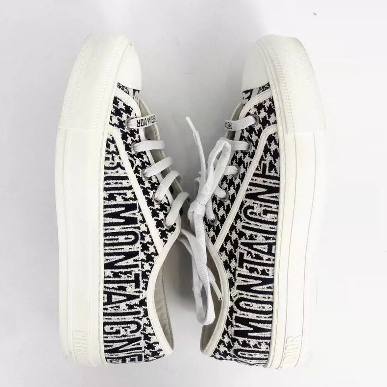 Dior Dior Houndstooth Print Sneakers Size 37-yf Size US 6.5 / EU 39-40 - 5 Thumbnail