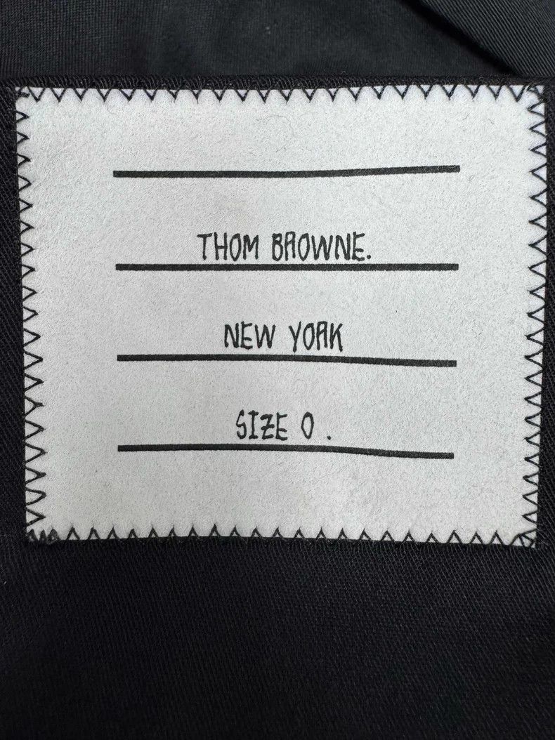 Thom Browne Thom Browne Navy Wool Trousers Size 0 Size US 26 / EU 42 - 4 Thumbnail