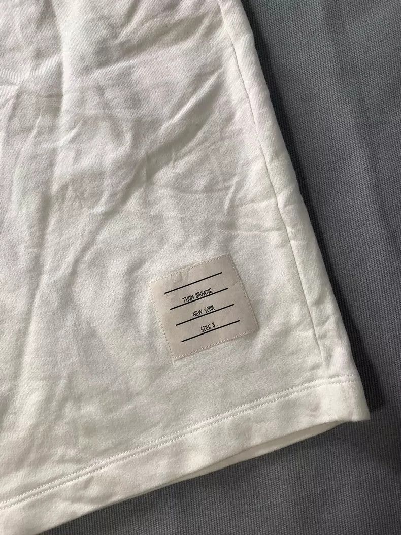 Thom Browne Thom Browne Blue and White Color-Block Shorts Size US 26 / EU 42 - 3 Thumbnail
