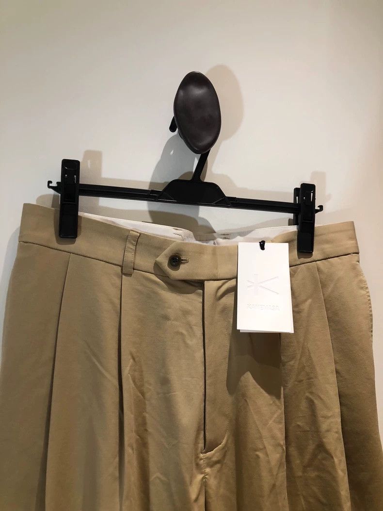 Yohji Yamamoto KANEMASA Lightweight Khaki Trousers Size M Size US 44 / EU 60 - 3 Thumbnail