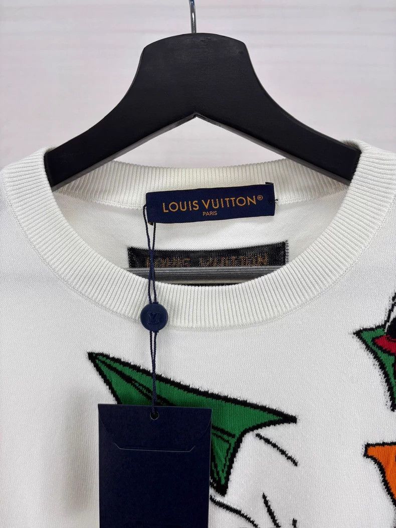 Louis Vuitton Louis Vuitton Paper Plane Short Sleeve Knit Size US M / EU 48-50 / 2 - 4 Thumbnail