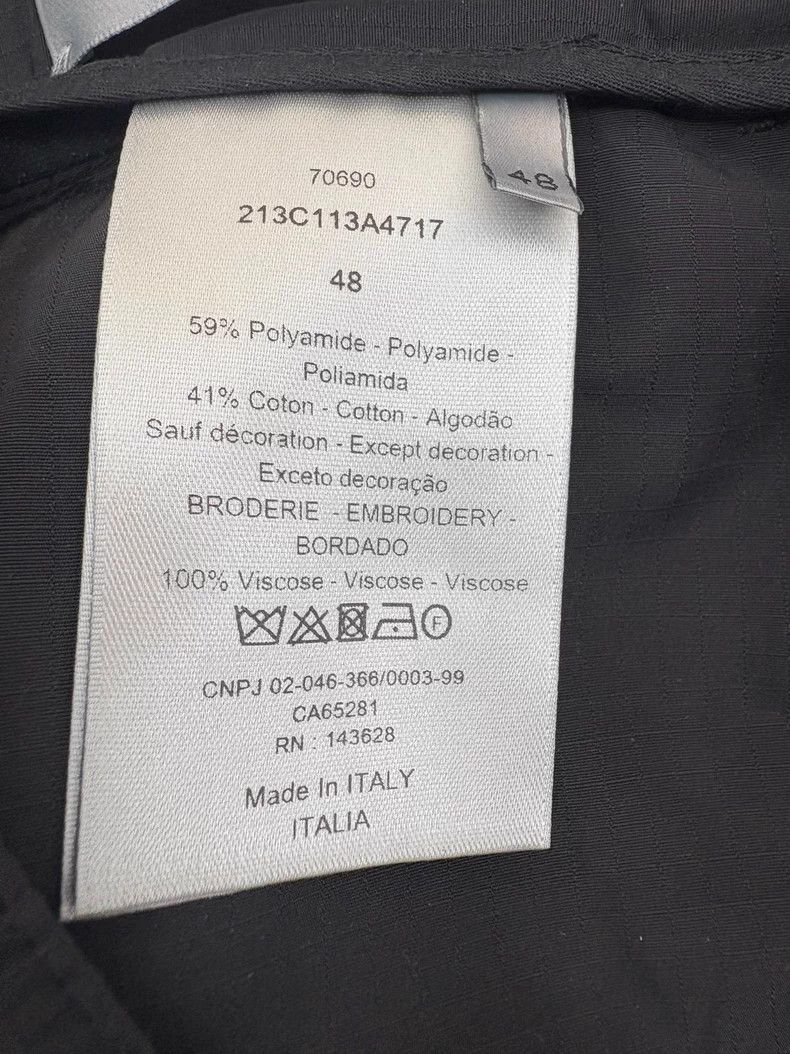 Dior Dior Pocket Embroidered Logo Nylon Trousers Size US 44 / EU 60 - 6 Thumbnail