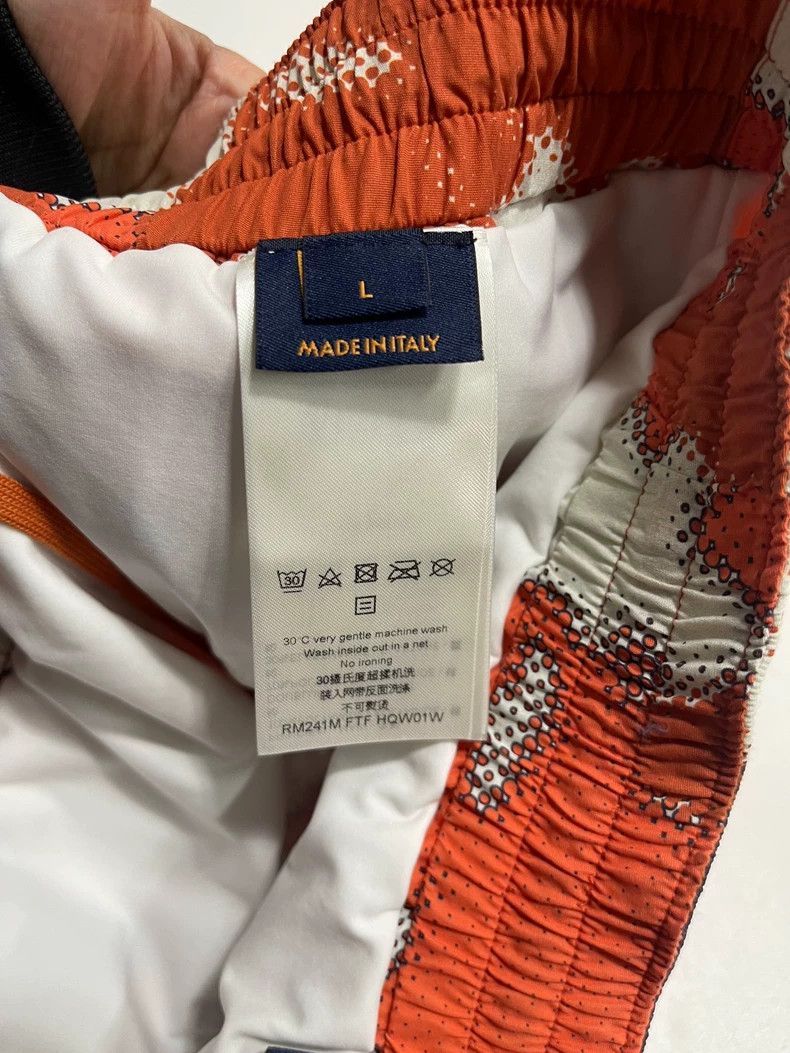 Louis Vuitton Louis Vuitton Orange Camouflage Printed Shorts Size US 34 / EU 50 - 6 Thumbnail