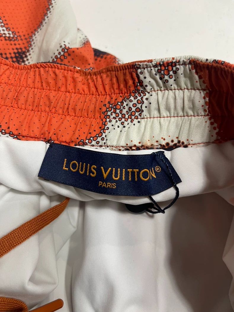 Louis Vuitton Louis Vuitton Orange Camouflage Printed Shorts Size US 34 / EU 50 - 5 Thumbnail