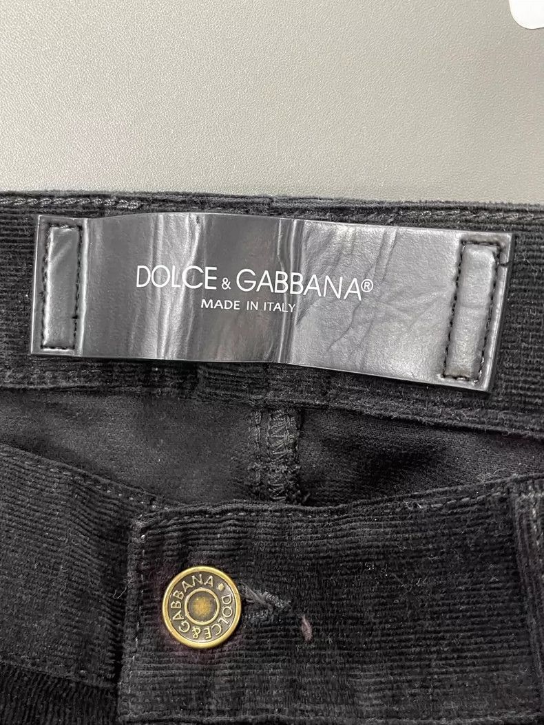 Dolce & Gabbana Dolce & Gabbana Corduroy Trousers Size 52 Size US 44 / EU 60 - 7 Thumbnail